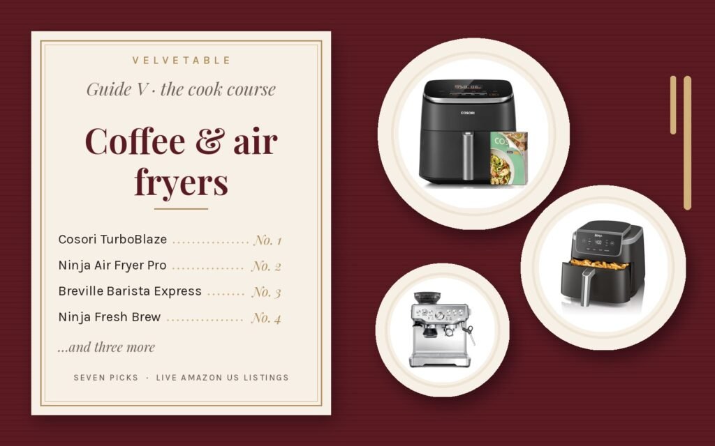 Coffee makers, kettles and air fryers I'd keep on the counter