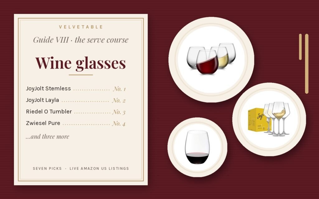 Wine glasses for weeknights and dinner parties